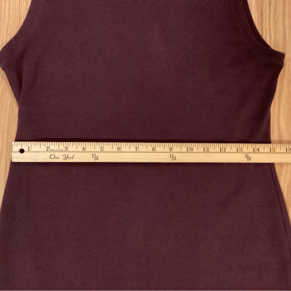 Wilfred Free, cotton dress, mini, burgundy, size large, like new - Picture 7 of 10